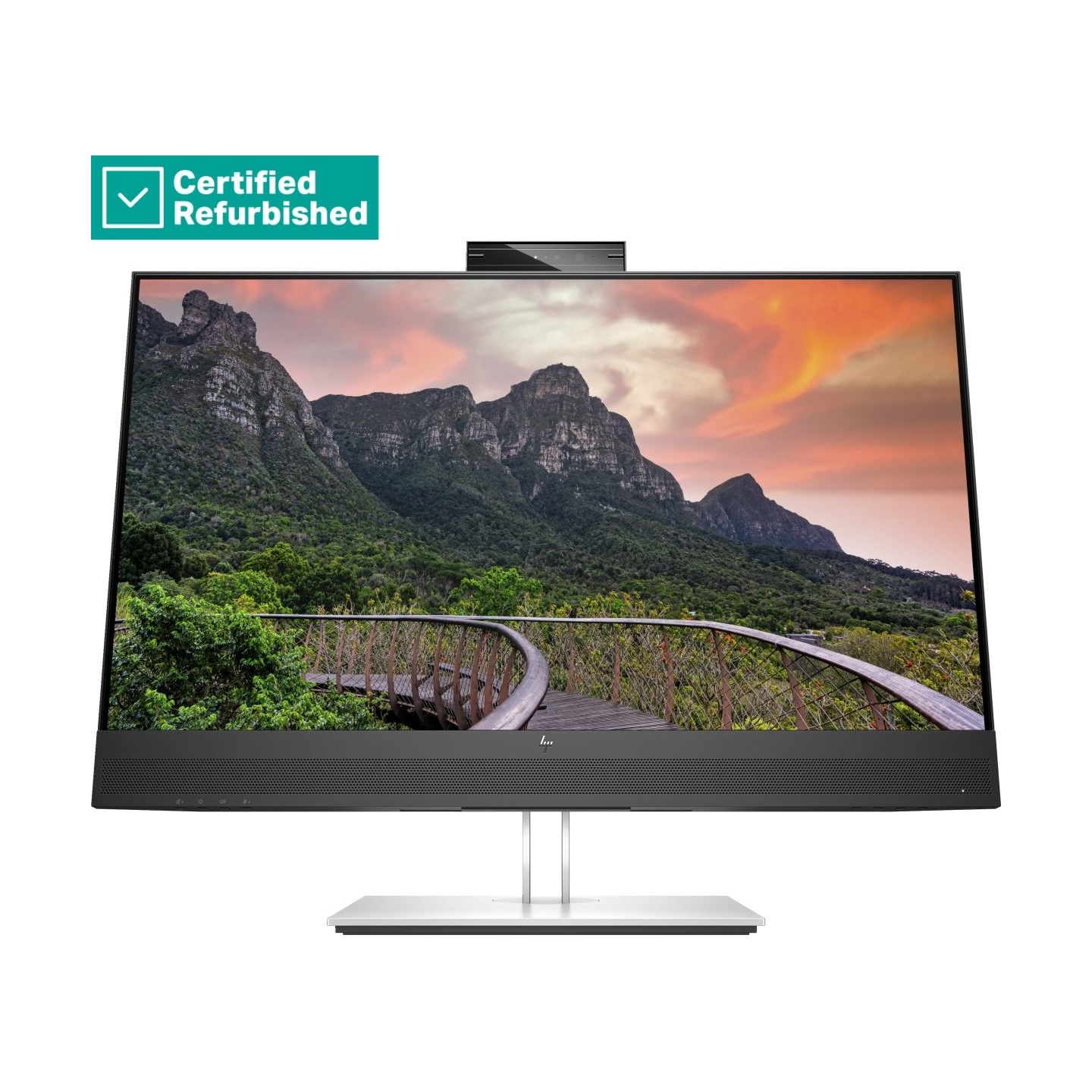 HP RENEW SILVER HP E27m G4 QHD Charging Conferencing Monitor - 27" 2560x1440 QHD 300-nit 75Hz AG, IPS, USB-C(65W)/HDMI/DisplayPo