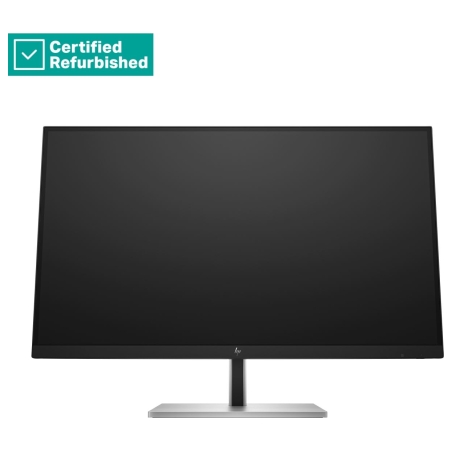 HP RENEW SILVER HP E27k G5 4K Charging Monitor - 27" 3840x2160 UHD 350-nit 60Hz AG, IPS, USB-C(65W)/USB-C(15W)/HDMI/DisplayPort,