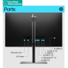 HP RENEW SILVER HP E27k G5 4K Charging Monitor - 27" 3840x2160 UHD 350-nit 60Hz AG, IPS, USB-C(65W)/USB-C(15W)/HDMI/DisplayPort,