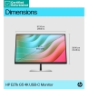 HP RENEW SILVER HP E27k G5 4K Charging Monitor - 27" 3840x2160 UHD 350-nit 60Hz AG, IPS, USB-C(65W)/USB-C(15W)/HDMI/DisplayPort,