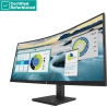 HP RENEW SILVER HP P34hc G4 Curved Charging Monitor - 34" 3440x1440 WQHD 250-nit 100Hz AG, Curved, VA, USB-C(65W)/HDMI/DisplayPo
