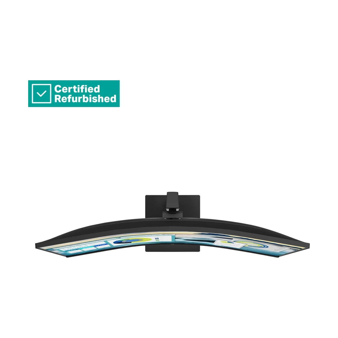 HP RENEW SILVER HP P34hc G4 Curved Charging Monitor - 34" 3440x1440 WQHD 250-nit 100Hz AG, Curved, VA, USB-C(65W)/HDMI/DisplayPo