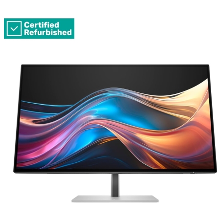 HP RENEW SILVER HP 727pq Series 7 Pro QHD Monitor - 27" 2560x1440 QHD 400-nit 120Hz AG, IPS Black HDR 400, USB-C(15W)/HDMI/Displ