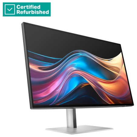 HP RENEW SILVER HP 727pq Series 7 Pro QHD Monitor - 27" 2560x1440 QHD 400-nit 120Hz AG, IPS Black HDR 400, USB-C(15W)/HDMI/Displ