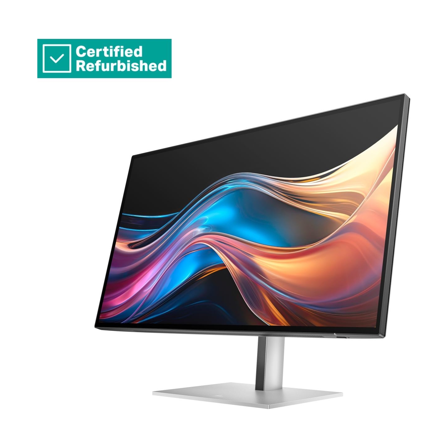 HP RENEW SILVER HP 727pq Series 7 Pro QHD Monitor - 27" 2560x1440 QHD 400-nit 120Hz AG, IPS Black HDR 400, USB-C(15W)/HDMI/Displ