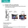 HP RENEW SILVER HP 727pq Series 7 Pro QHD Monitor - 27" 2560x1440 QHD 400-nit 120Hz AG, IPS Black HDR 400, USB-C(15W)/HDMI/Displ