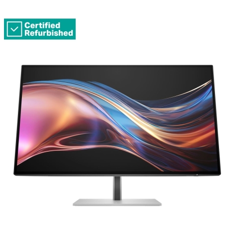 HP RENEW SILVER HP 727pu Series 7 Pro QHD TB4 Charging Monitor - 27" 2560x1440 QHD 400-nit 120Hz AG, IPS Black HDR 400, USB-C(10