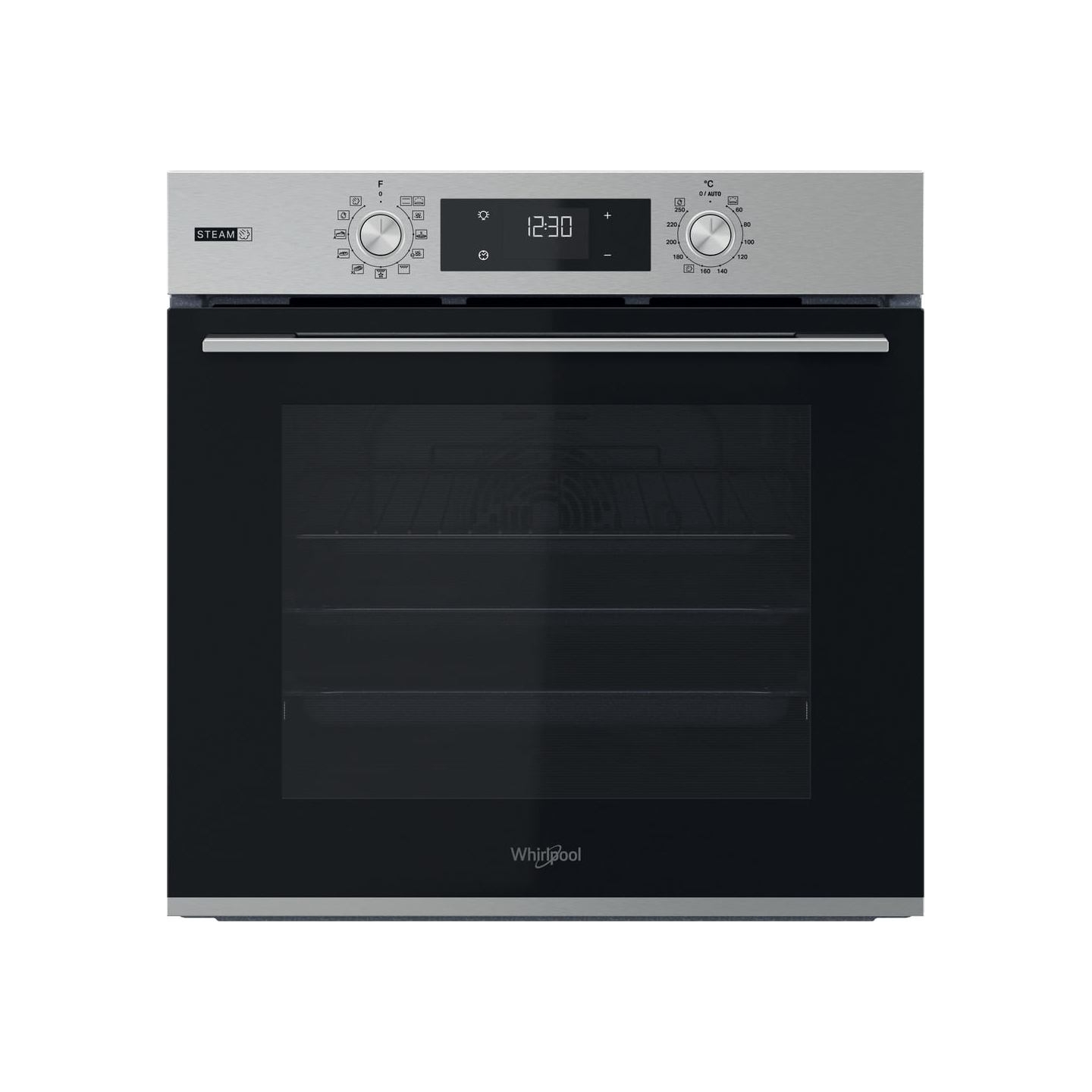 Whirlpool Oven OMSK58HU1SX, Inox, Energy class A+, Steam+ / OMSK58HU1SX