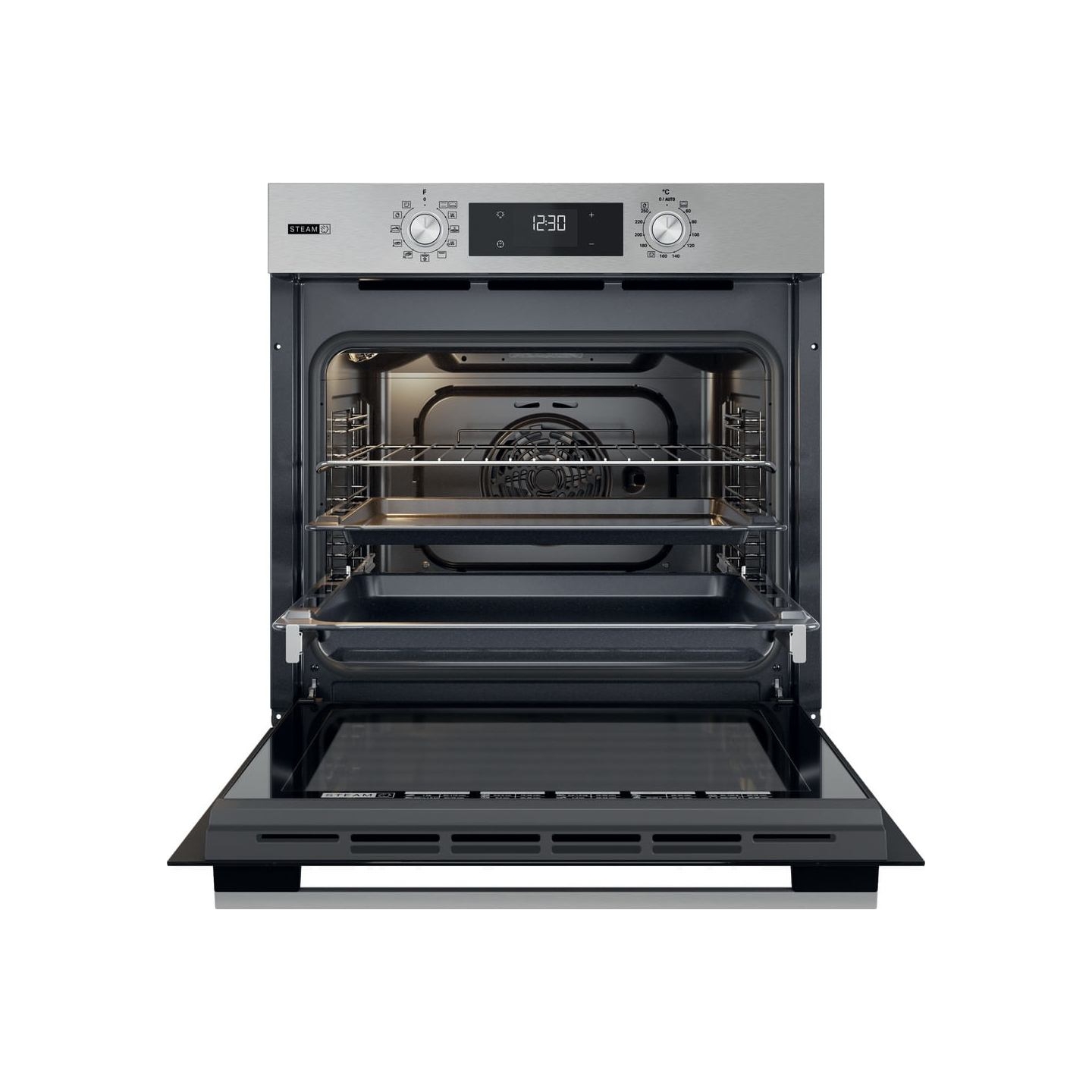 Whirlpool Oven OMSK58HU1SX, Inox, Energy class A+, Steam+ / OMSK58HU1SX