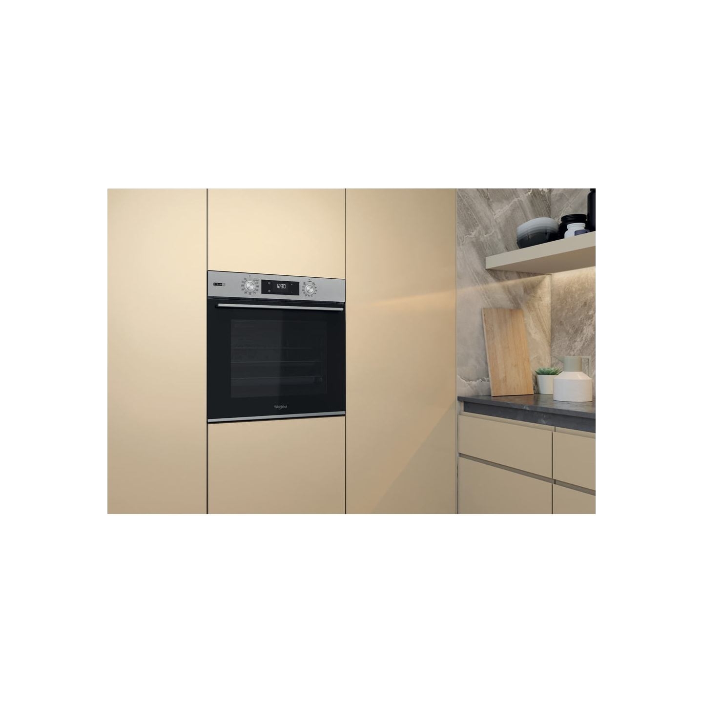 Whirlpool Oven OMSK58HU1SX, Inox, Energy class A+, Steam+ / OMSK58HU1SX