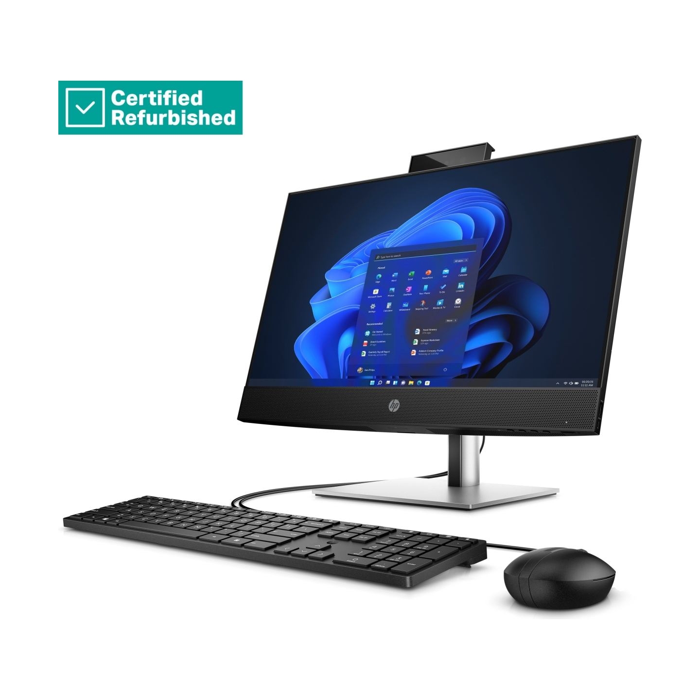 HP RENEW SILVER HP Pro 440 G9 AIO All-In-One - i5-14500, 16GB, 512GB SSD, 23.8 FHD Non-Touch AG, Height Adjustable, USB Mouse, W