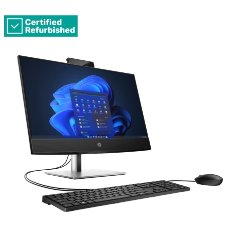 HP RENEW SILVER HP Pro 440 G9 AIO All-In-One - i5-14500T, 16GB, 512GB SSD, 23.8 FHD Non-Touch AG, Height Adjustable, USB Mouse, 