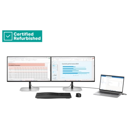 HP RENEW GOLD HP 524pu Series 5 Pro FHD Charging Monitor - 23.8" 1920x1080 FHD 350-nit 100Hz AG, IPS, USB-C(100W/15W)/HDMI/Displ