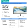 HP RENEW GOLD HP 524pu Series 5 Pro FHD Charging Monitor - 23.8" 1920x1080 FHD 350-nit 100Hz AG, IPS, USB-C(100W/15W)/HDMI/Displ