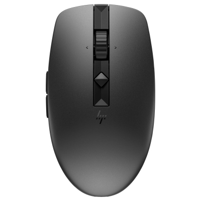 HP 715 Wireless Bluetooth Mouse - Multi-Device, Programmable, 4-way Scrolling, Rechargeable - Black / 6E6F0AA#ABB