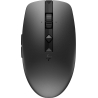HP 715 Wireless Bluetooth Mouse - Multi-Device, Programmable, 4-way Scrolling, Rechargeable - Black / 6E6F0AA#ABB
