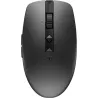 HP 715 Wireless Bluetooth Mouse - Multi-Device, Programmable, 4-way Scrolling, Rechargeable - Black / 6E6F0AA#ABB