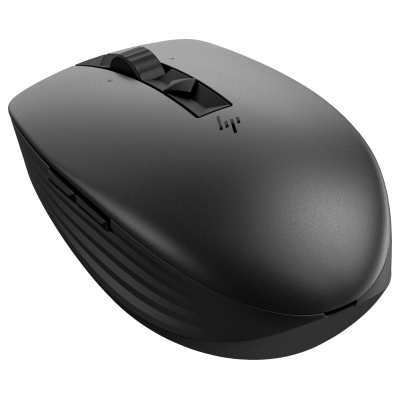 HP 715 Wireless Bluetooth Mouse - Multi-Device, Programmable, 4-way Scrolling, Rechargeable - Black / 6E6F0AA#ABB