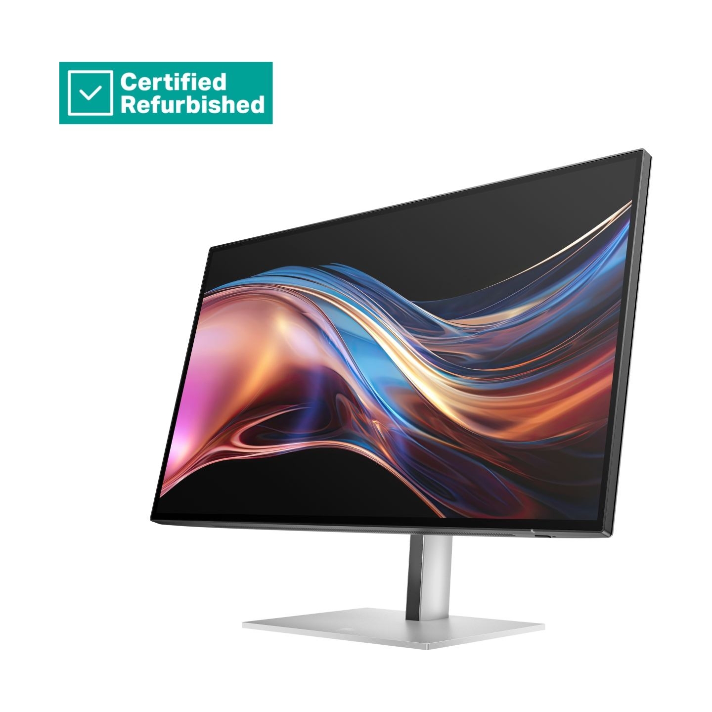 HP RENEW SILVER HP 727pu Series 7 Pro QHD TB4 Charging Monitor - 27" 2560x1440 QHD 400-nit 120Hz AG, IPS Black HDR 400, USB-C(10