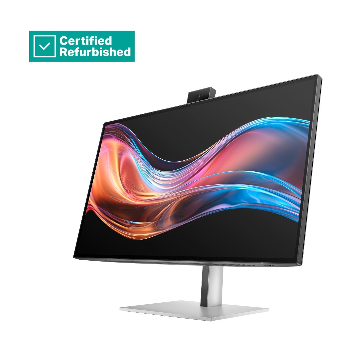 HP RENEW SILVER HP 727pm Series 7 Pro 4K Conferencing Monitor - 27" 3840x2160 UHD 400-nit 60Hz AG, IPS Black HDR 400, USB-C(100W