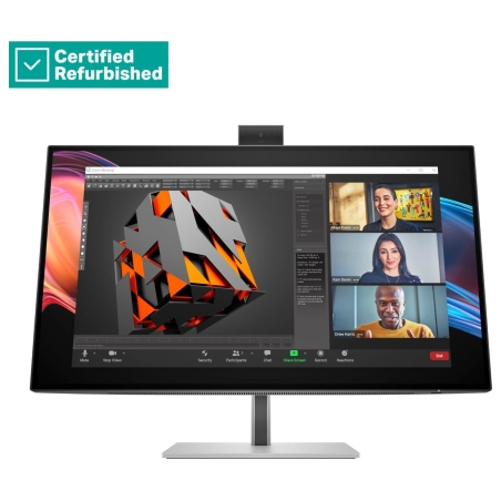 HP RENEW SILVER HP 727pm Series 7 Pro 4K Conferencing Monitor - 27" 3840x2160 UHD 400-nit 60Hz AG, IPS Black HDR 400, USB-C(100W