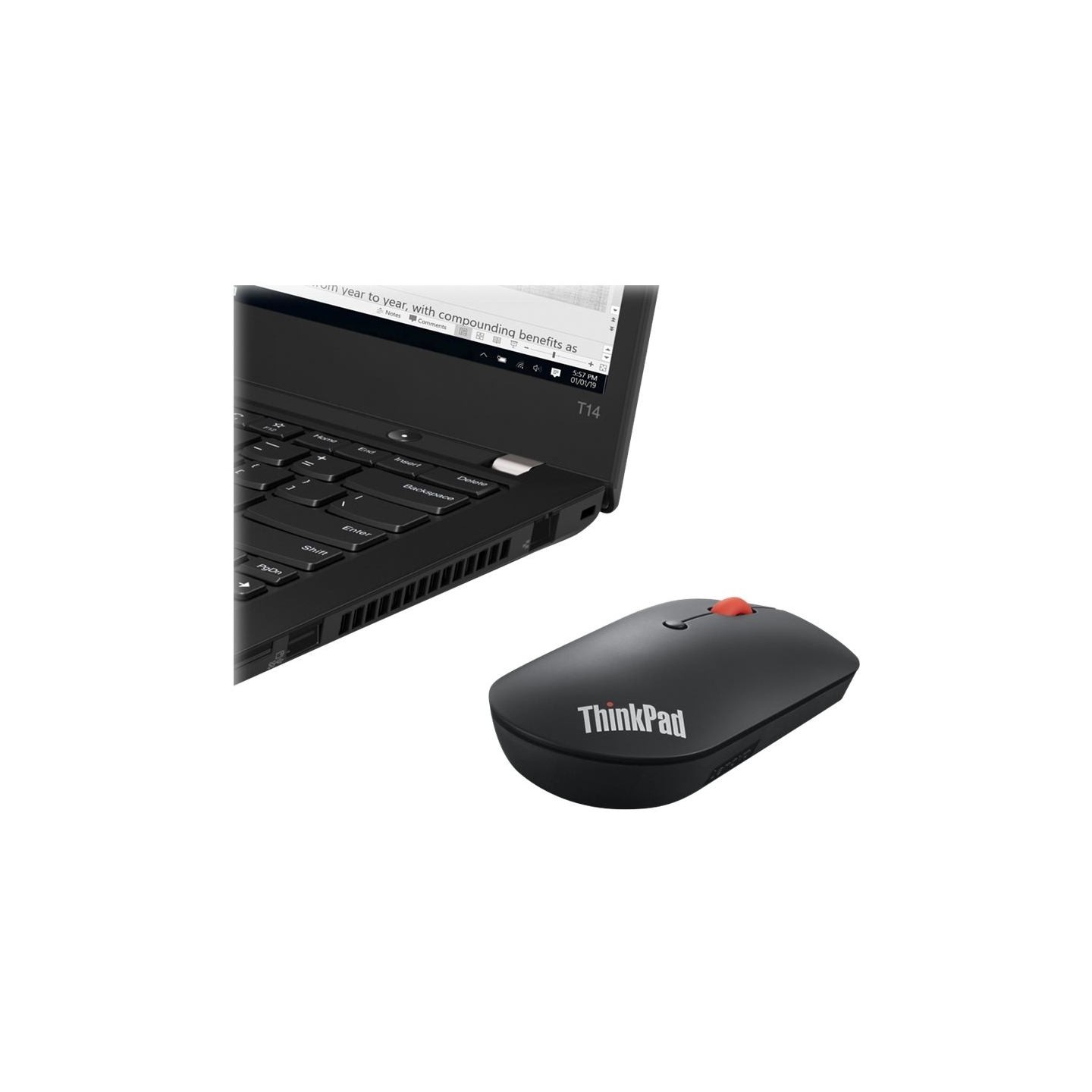 Lenovo LNV ThinkPad Bluetooth Silent Mouse 4Y50X88822