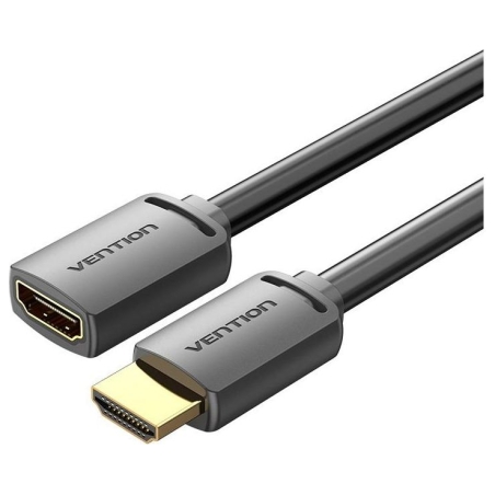 Vention CABLE HDMI MALE/FEMALE 4K/2M BLACK AHCBH VENTION
