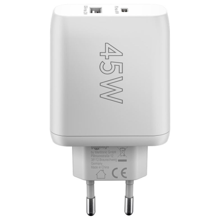 Goobay | USB-C PD Dual Fast Charger (45 W) | 65412 | N/A