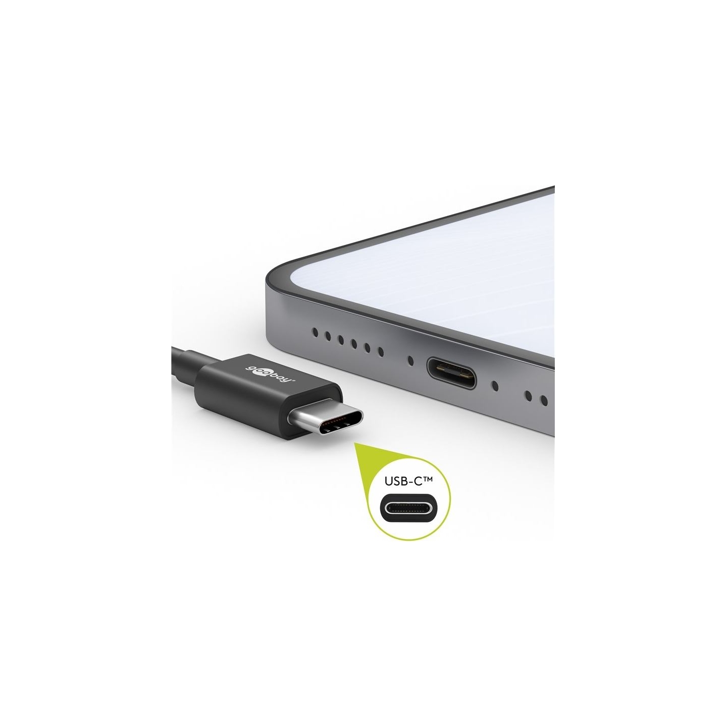 Goobay USB-C Charging and Sync Cable, 0.5 m | 66315