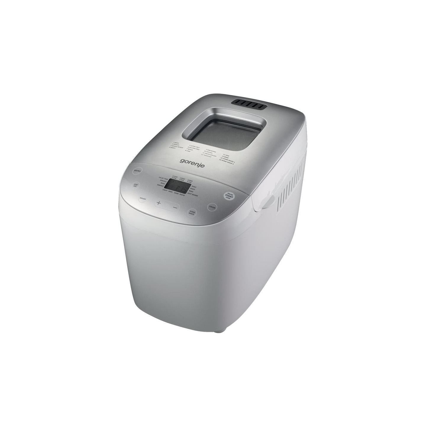 Gorenje | Bread maker | BM1600WG | Power 850 W | Number of programs 16 | Display LCD | White/Silver