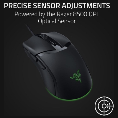 Razer Cobra Gaming Mouse Wired, USB Type-A, Optical 8500 DPI, Black / RZ01-04650100-R3M1