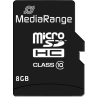 Mediarange MEMORY MICRO SDHC 8GB C10/W/ADAPTER MR957 MEDIARANGE