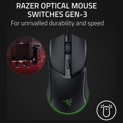 Razer Cobra Gaming Mouse Wired, USB Type-A, Optical 8500 DPI, Black / RZ01-04650100-R3M1