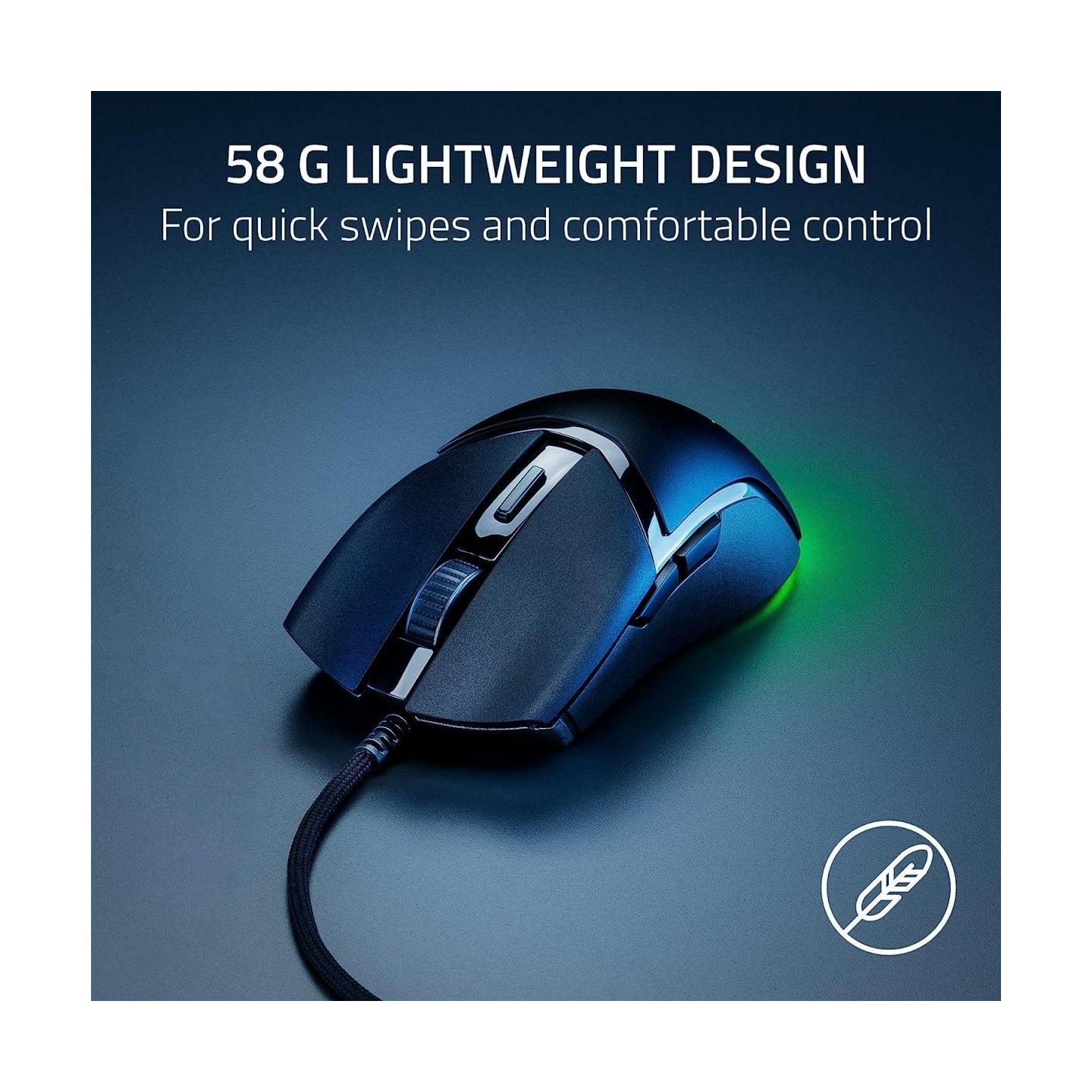 Razer Cobra Gaming Mouse Wired, USB Type-A, Optical 8500 DPI, Black / RZ01-04650100-R3M1