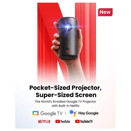 Anker Nebula | Capsule 3 Mini Portable Laser Projector | Full HD (1920x1080) | 300 ANSI lumens | Black | Wi-Fi