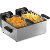 Tristar Double deep fryer | FR-9342 | Power 3600 W | Capacity 6 L | Silver