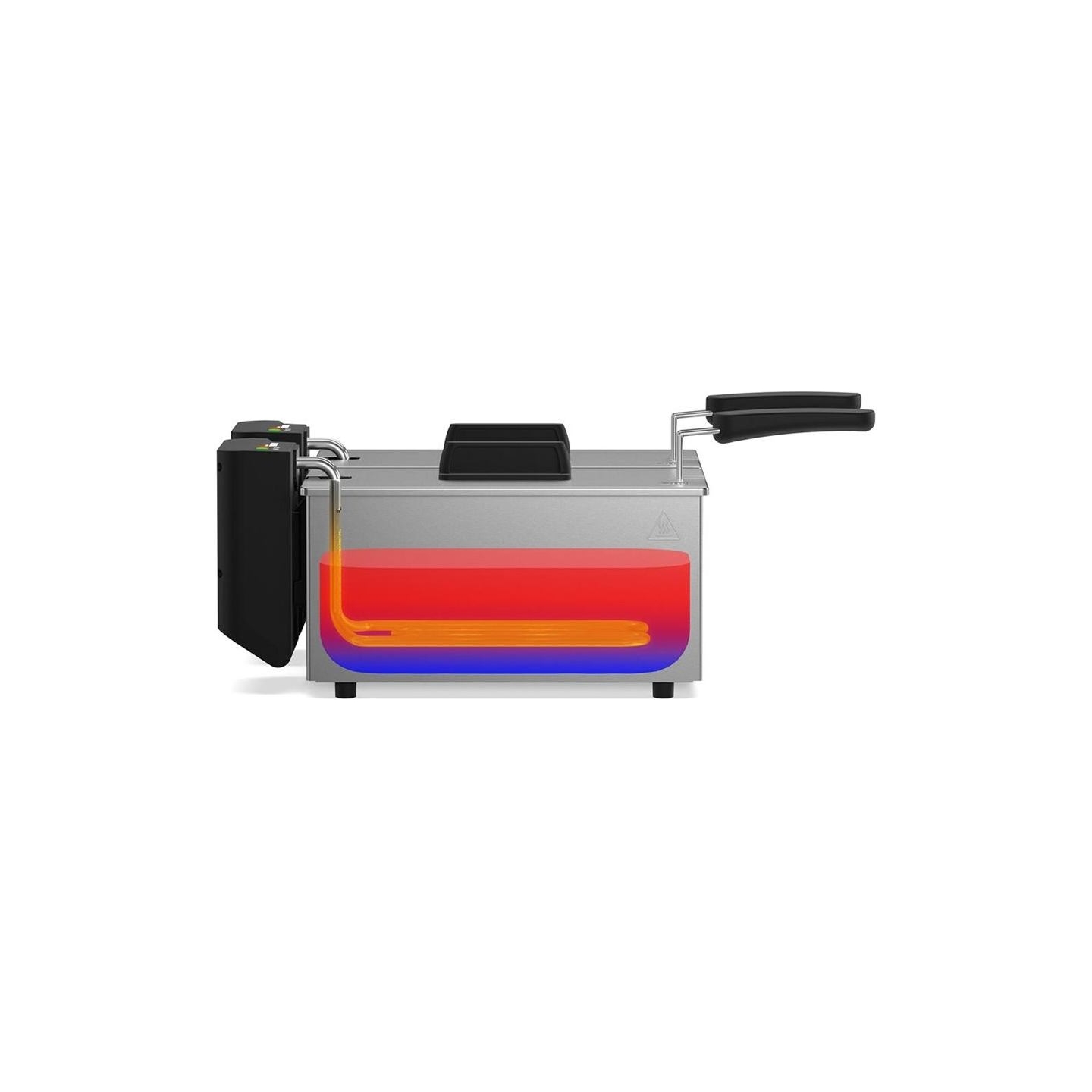 Tristar Double deep fryer | FR-9342 | Power 3600 W | Capacity 6 L | Silver