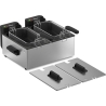 Tristar Double deep fryer | FR-9342 | Power 3600 W | Capacity 6 L | Silver