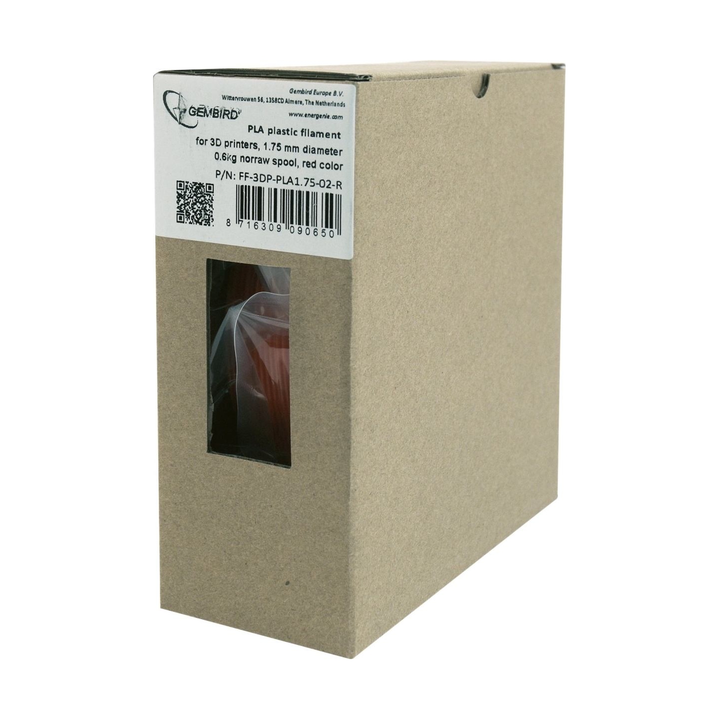 Flashforge PLA-PLUS Filament | 1.75 mm diameter, 1kg/spool | Red