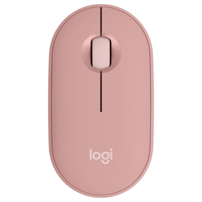 Logitech  Logitech M350s - Optical mouse - Pebble 2 - tonal rose / 910-007014