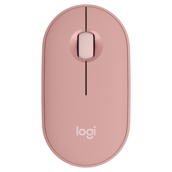 Logitech  Logitech M350s - Optical mouse - Pebble 2 - tonal rose / 910-007014