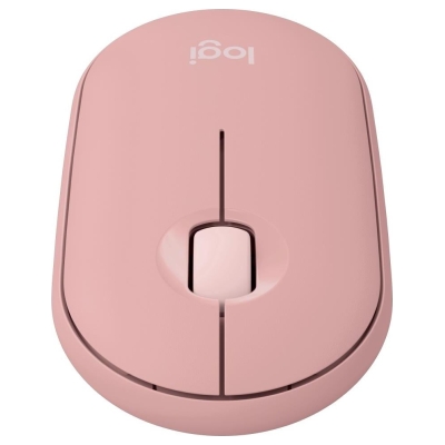 Logitech  Logitech M350s - Optical mouse - Pebble 2 - tonal rose / 910-007014