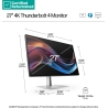 HP RENEW SILVER HP 727pk Series 7 Pro 4K Charging Monitor - 27" 3840x2160 UHD 400-nit 60Hz AG, IPS Black HDR 400, USB-C(100W)/US