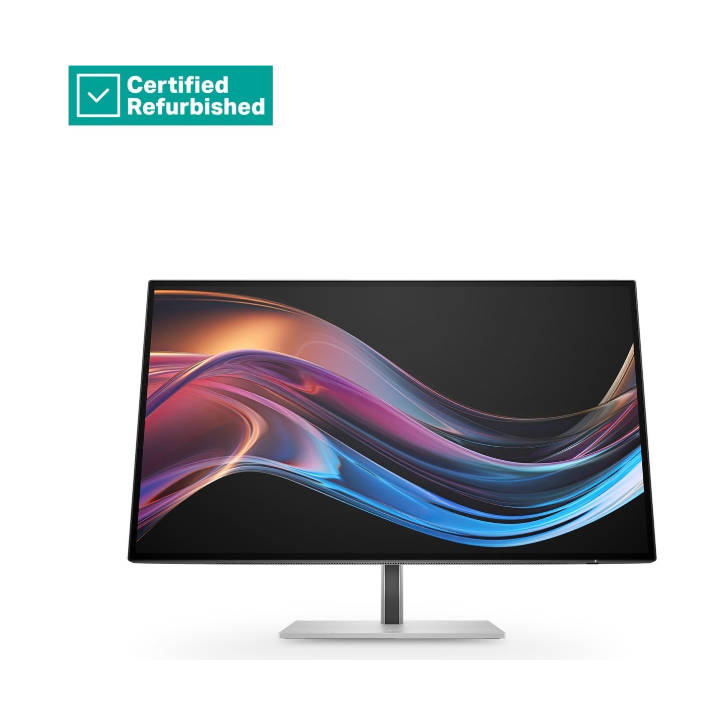 HP RENEW SILVER HP 727pk Series 7 Pro 4K Charging Monitor - 27" 3840x2160 UHD 400-nit 60Hz AG, IPS Black HDR 400, USB-C(100W)/US