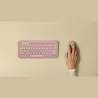 Logitech M350S Pebble 2 Bluetooth Mouse - TONAL ROSE