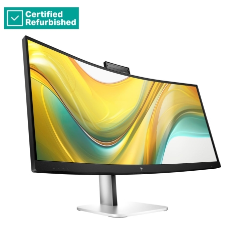 HP RENEW SILVER HP 534pm Series 5 Pro Curved Conferencing Monitor - 34" 3440x1440 WQHD 400-nit 100Hz AG, Curved, VA, USB-C(100W)