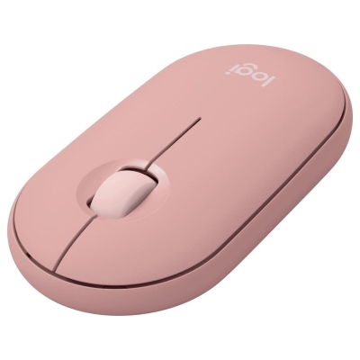 Logitech  Logitech M350s - Optical mouse - Pebble 2 - tonal rose / 910-007014
