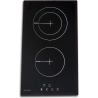 Simfer | Hob | H3.020.DEBSP | Vitroceramic | Number of burners/cooking zones 2 | Touch | Black
