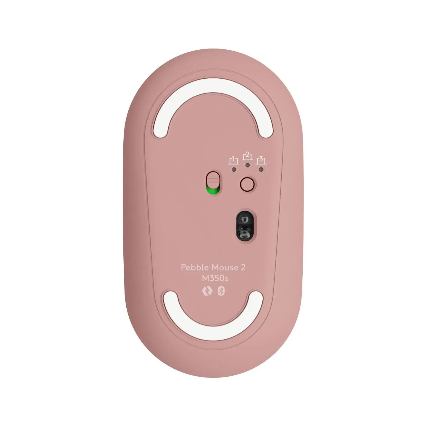 Logitech M350S Pebble 2 Bluetooth Mouse - TONAL ROSE