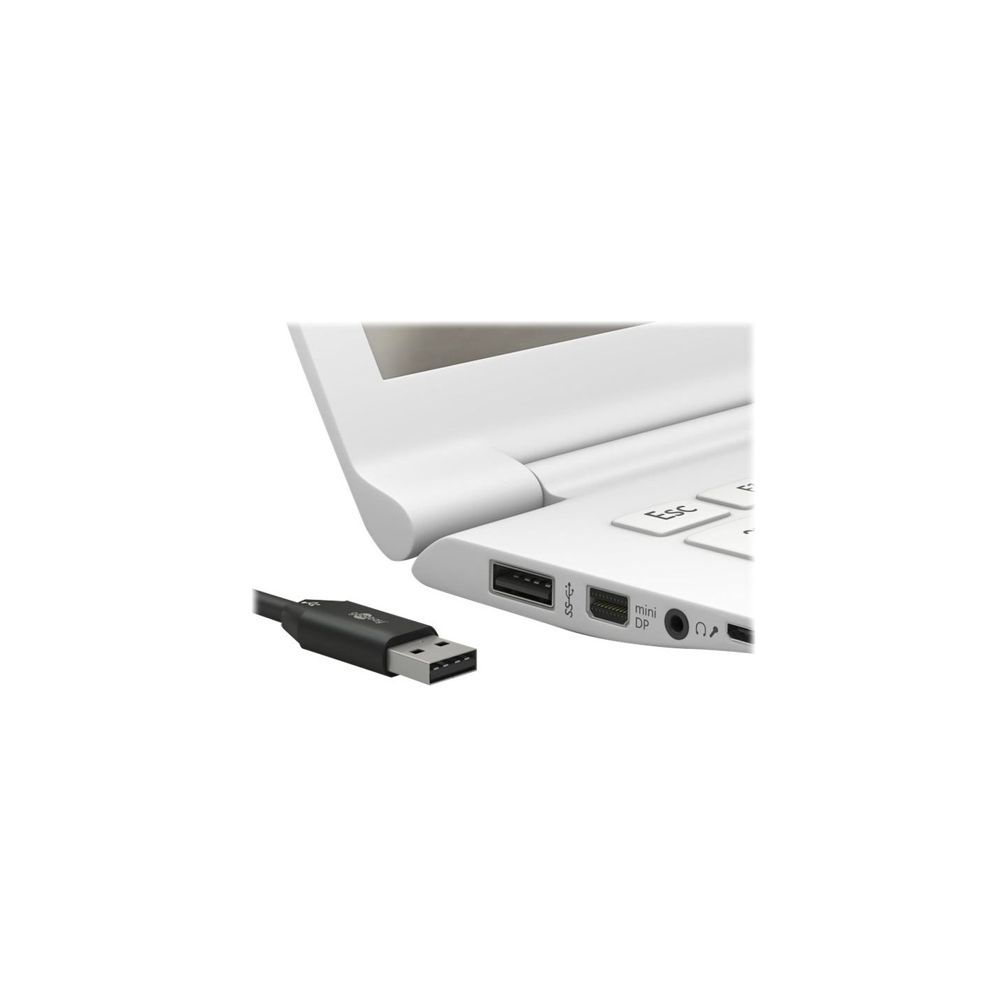 Goobay | USB-C charging and sync cable (USB-A > USB-C) | 59124 | USB-C male | USB 2.0 male (type A)